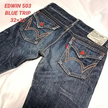 EDWIN 503 BLUE TRIP 부츠 컷 데님 BT5001