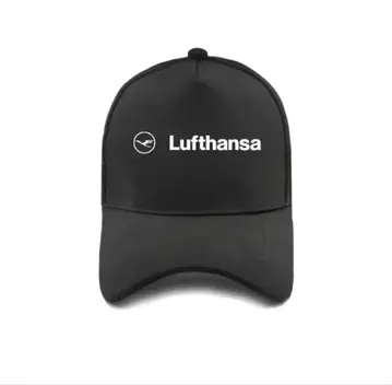 Lufthansa 루프트한자 블랙 캡 야구 모자