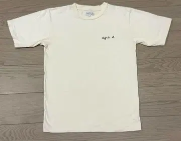 애니에스베 agne'sb. HOMME 로고 티셔츠 아이보리