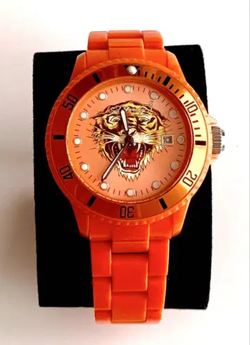 Ed Hardy 에드 하디 호랑이 디자인 손목시계 3ATM