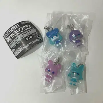 치요코 메지루시 액세서리 스탠다드 케모노 오단고 밥 4종 세트