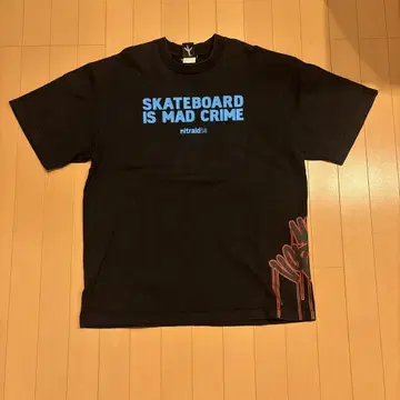 nitraidSB SKATEBOARD IS MAD CRIME 티셔츠