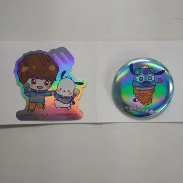 가면라이더 가브 산리오 쇼마 포차코 스티커 캔뱃지