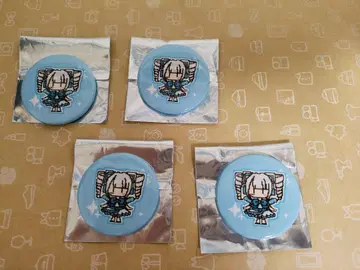 NANIMONO 꿈은 무한대 뮤타이프 콜라보 도트 그림 캔뱃지 x4