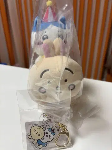 치이카와 (먼작귀) 봉제 인형과 아크릴 키링 세트