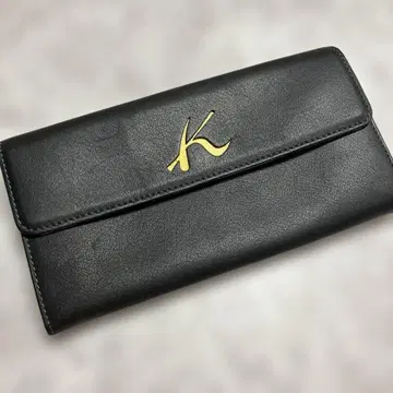 가격 인하 Kitamura 가죽 장지갑 네이비