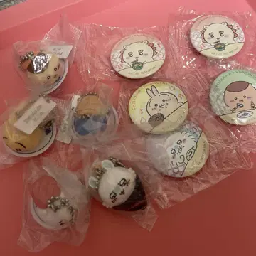 치이카와 쿠라스시 오리지널 피규어 전 5종 + 캔뱃지 세트