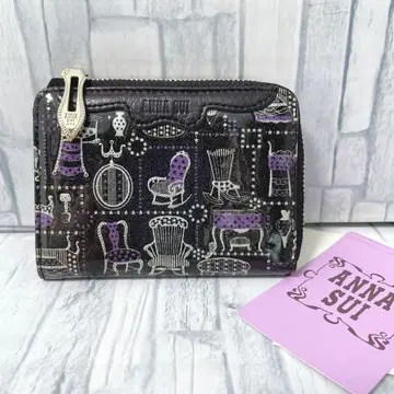 미사용급 ANNASUI 도리 걸 파티 미니 지갑 블랙