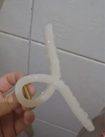 투명 화이트 곡선 헤어 클립