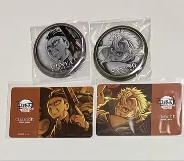 귀멸의 칼날 ufotable 다이닝 무한성 편 캔뱃지 엽서 겐야 미야