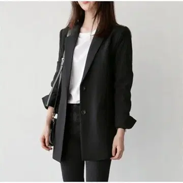 블랙 테일러드 자켓 S~2XL