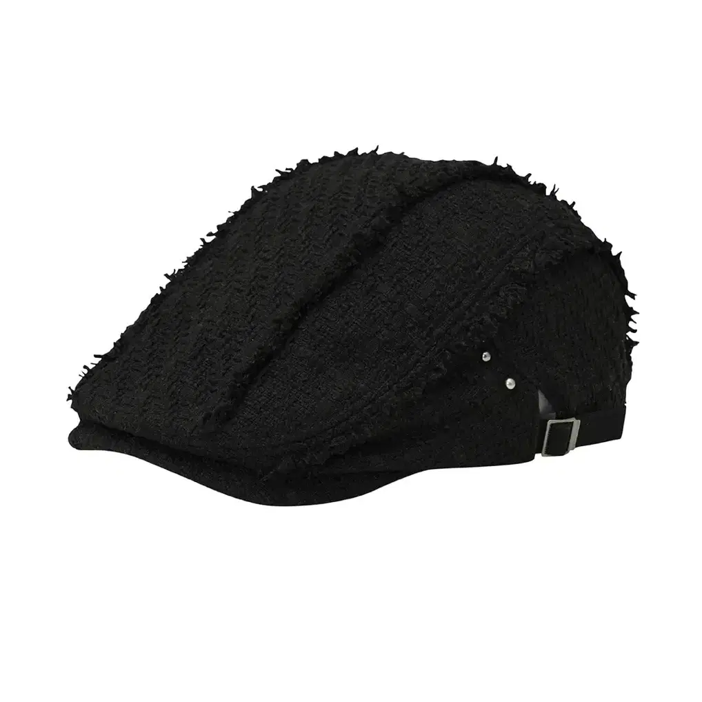 【BOHEMIAN SEOUL】TWEED HUNTING CAP (BLACK)☆正規品★ BOHEMIAN SEOUL | 보헤미안서울 Bohemian Seoul Tweed Hunting