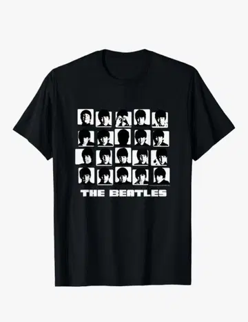 THE BEATLES 공식 라이선스 티셔츠 XL 사이즈 블랙
