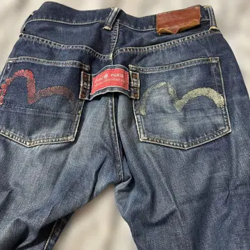 EVISU 데님 팬츠 컬러풀
