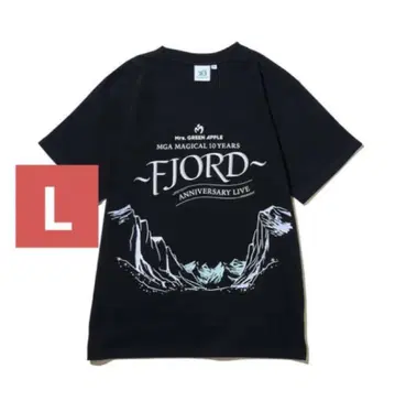 Mrs. GREEN APPLE 미세스 티셔츠 FJORD L 사이즈