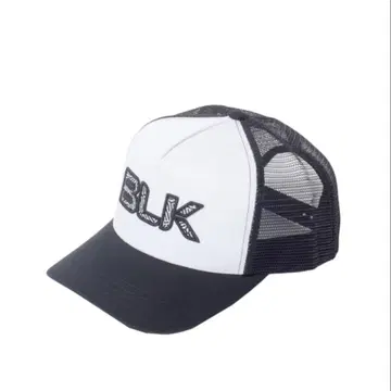 BLK 자수 로고 트래커 캡
