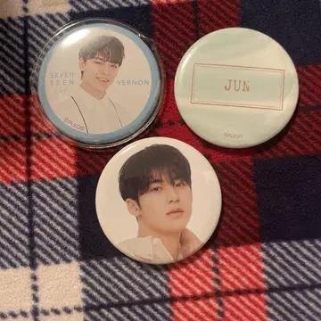 SEVENTEEN 카페 캔뱃지 VERNON JUN MINGYU