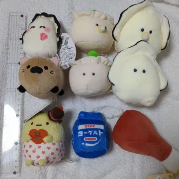 음식 모티브 봉제 인형 세트