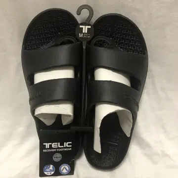 TELIC W-STRAP BLACK M 사이즈 24-24.5cm