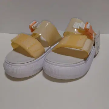 푸마 스웨이드 유마 샌들 POP 25cm 미사용 통굽