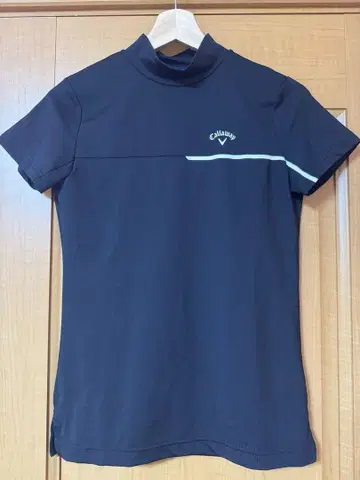 캘러웨이 여성용 모크넥 셔츠 블랙