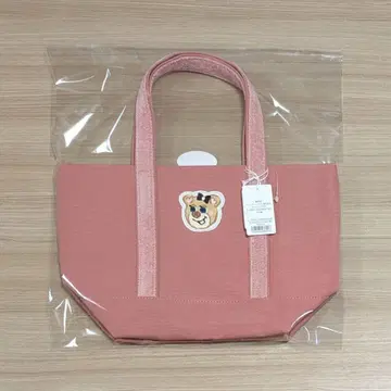 미개봉 올드 테디 걸 와펜 토트백 핑크 소형