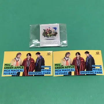 Mrs. GREEN APPLE 미세스 라라포트 스티커 2장 마그넷