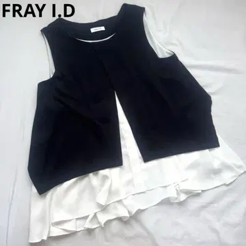 FRAY I.D 프레이 아이디 슬리브리스 레이어드 스타일 쉬폰