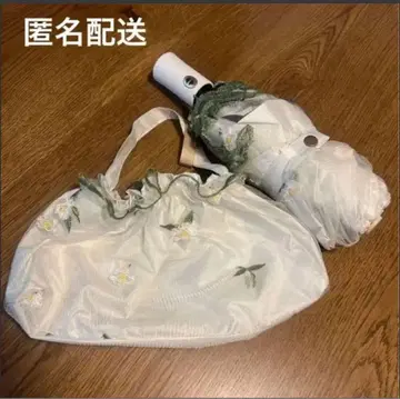 꽃무늬 자수 레이스 우천 겸용 우산 원터치 개폐식 양산 핸드메이드