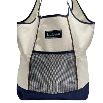 고품질 L.L.Bean 엘엘빈 토트백 아이보리 네이비