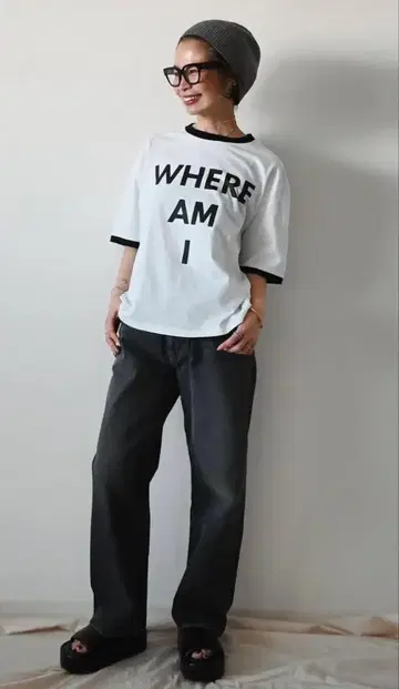 chiiiibag 데님 팬츠 Midlize Wide Denim 36