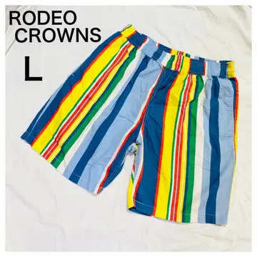 로데오 크라운즈 RODEO CROWNS 스트라이프 L 숏 팬츠 남성용