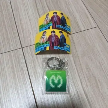 Mrs.GREEN APPLE 캡슐 가챠 키링 스티커 2장