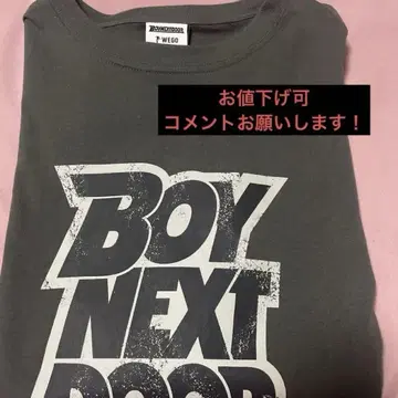 BOYNEXTDOOR WEGO 티셔츠 흑먹색 M