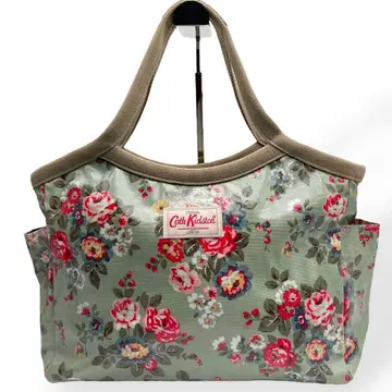 새상품급 Cath Kidson 캐스키드슨 핸드백 그린 꽃무늬