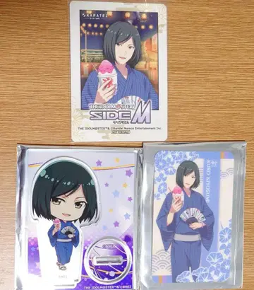 아이돌 마스터 SideM 기요스미 쿠로 아크릴 스탠드 비주얼 카드