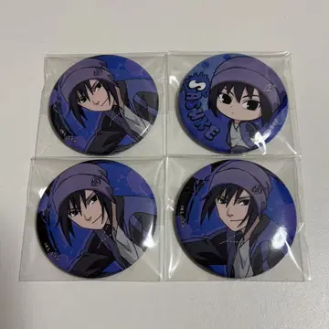 NARUTO 우치하 사스케 캔뱃지 4개 세트