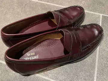 새상품급 g.h.bass 코인 로퍼 로건 11 29cm 버건디