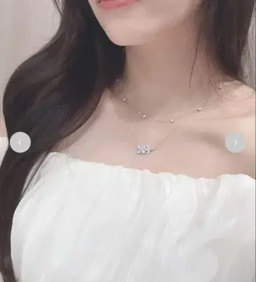 SASSY ANGEL 더블 버터플라이 목걸이