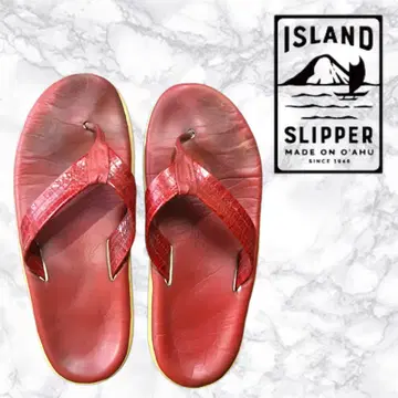 ISLAND SLIPPER 레드 플립플랍