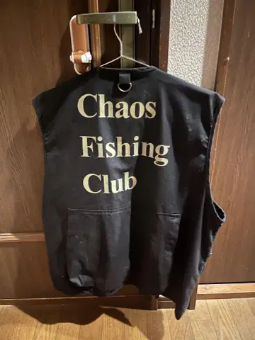 Chaos Fishing Club 낚시용 조끼 L 블랙