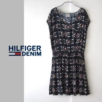 HILFIGER DENIM/힐피거 데님 레이온 무릎 기장 원피스 M