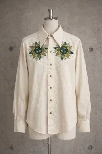 vintage kennington 자수 셔츠