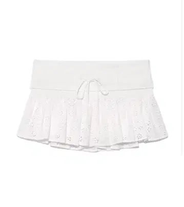 GLOWNY NAOMI BELT MINI SKIRT 화이트 L