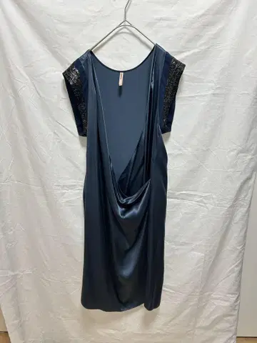 INDRESS 실크 롱 드레스 원피스