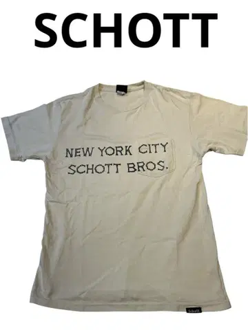 샷 SCHOTT 포켓 티셔츠