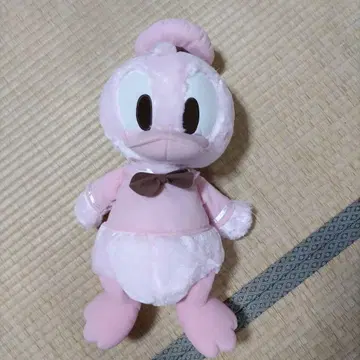 도널드 덕 봉제 인형 핑크 약 30cm