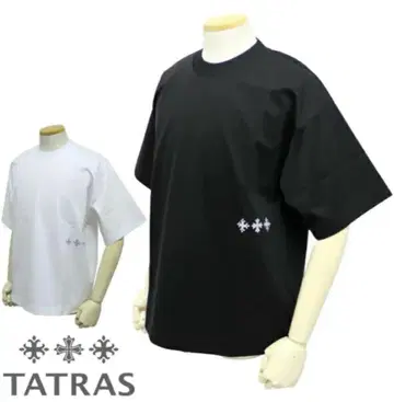거의 미사용 새상품급 TATRAS 타트라스 티셔츠 블랙