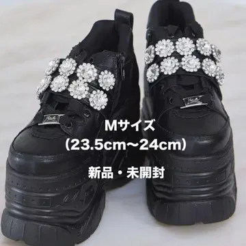 미셸 마카롱 YOSUKE 더블 벨트 통굽 스니커즈