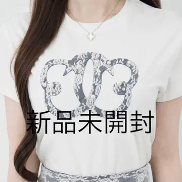 루미곤 데님 레이스 루미 파피용 T